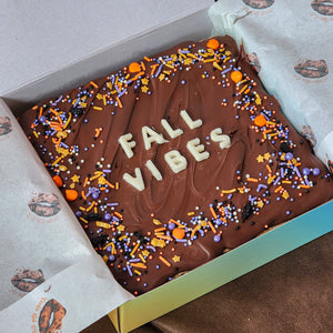 Letter Cookie Cake