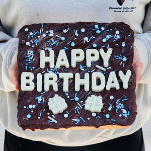 Letter Cookie Cake