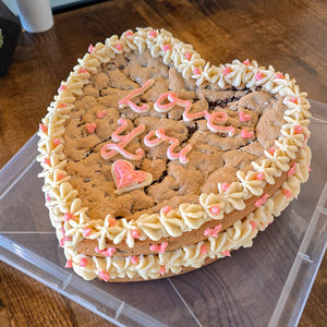 Heart Cookie Cake